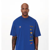 T-SHIRT PURE STICKER MOTORSPORT 16996  AZUL