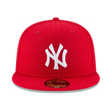 NEW ERA FITTED NEW YORK ROJA 1122