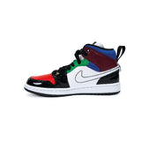 Nike Air Jordan 1 Mid SE Black White Multi-Color (7007)