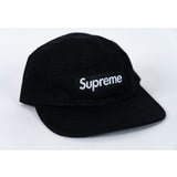 Supreme Washed Chino Twill Camp Cap Black