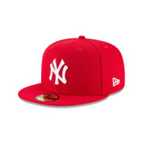 NEW ERA FITTED NEW YORK ROJA 1122