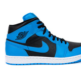 Nike Air Jordan 1 Mid Black University Blue