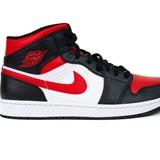 Nike Air Jordan 1 Mid Bred Toe