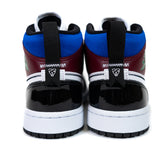 Nike Air Jordan 1 Mid SE Black White Multi-Color (7007)