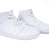 Nike Air Jordan 1 Mid Triple White