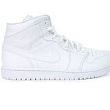 Nike Air Jordan 1 Mid Triple White