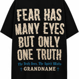 Escobar 'FEAR HAS MANY EYES' Black Tee