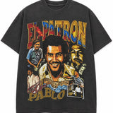 Vintage Demand 'El Patrón' Grey Tee