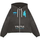 Triple Seven 'MOTO' Black Set