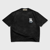 TRUE Bloom Boxy T-Shirt - Washed Black