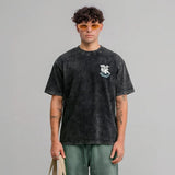 TRUE Bloom Boxy T-Shirt - Washed Black