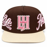 Life Hustler Gorra 'BROWN/PINK'