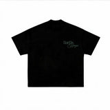 RUYA 'Hotel De Ruya' Oversized Black Tee