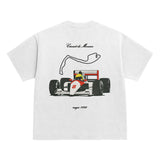 RUYA 'Monaco Circuit' White Tee