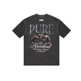 Pure Knockout T -shirt Oversized  Grey 350g
