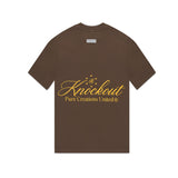 Pure Knockout T -shirt Oversized Brown 19468