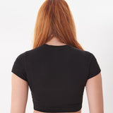 CROPTOP NEGRA LICRA