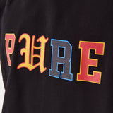 PURE SUDADERA COLLEGE NEGRA