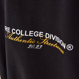 PURE SUDADERA COLLEGE NEGRA