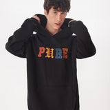 PURE SUDADERA COLLEGE NEGRA