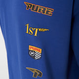 T-SHIRT PURE STICKER MOTORSPORT 16996  AZUL