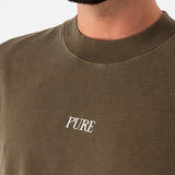 HERALDIC PURE T-SHIRT OLIVE 18520