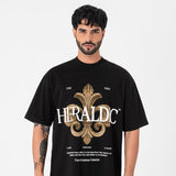 HERALDIC PURE  T-shirt BLK 18522