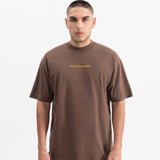 Pure Knockout T -shirt Oversized Brown 19468