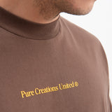 Pure Knockout T -shirt Oversized Brown 19468