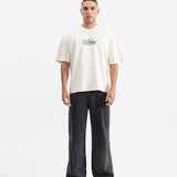 Pure Knockout T -shirt Box fit Crema 19473