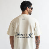 Pure Monclair T-shirt oversized Crema