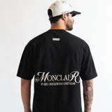 Pure Monclair T-shirt oversized Negra