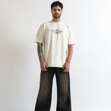 Pure Monclair T-shirt oversized Crema
