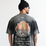 Pure Monclair T-shirt Oversized Negra