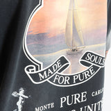 Pure Monclair T-shirt Oversized Negra