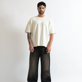 Pure Monclair T-shirt Box Fit Crema