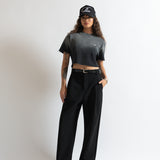 Pure Monclair Croptop Negro