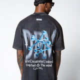 Pure Dopamine Black Wash Molecule T-Shirt