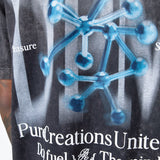 Pure Dopamine Black Wash Molecule T-Shirt