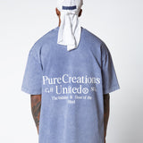 Pure Dopamine Blue Keyhole T-Shirt