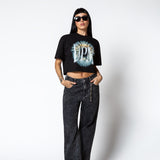 Pure Dopamine Black Eyes Crop Top