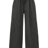 TRUE Daily Washed Sweatpants - Black