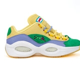 Reebok Question Low BBC Ice Cream Running Dog Yellow Green