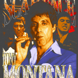 T-shirt  Scarface - Tony Montana Vintage