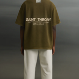 SAINT THEORY T-Shirt DIVINE THREADS Brown 40974