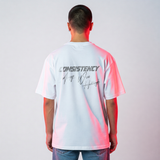 Escobar T-shirt oversized Consistency always Blanca