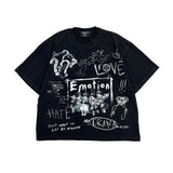 Mixed Emotion 'Chaos' Black Tee