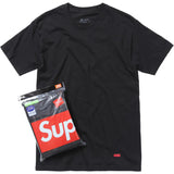 Paquete de 3 Camisas Supreme Negra 3028